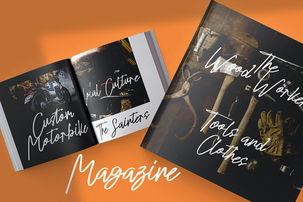 Oyange - Brush Calligraphy Font, a Script Font by StringLabs (Photo 9 of 12)
