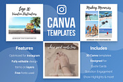 Travel Canva Instagram Pack, a Social Media Template by Mike Brennan Art & Design (Thumbnail 3 of 3)