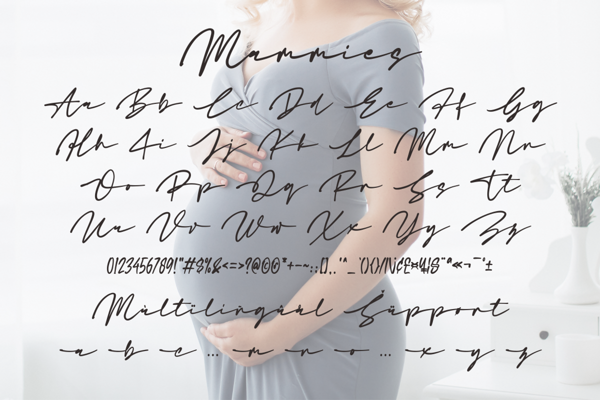 Mammies, a Handwritten Font by NJ Studio (Photo 5 of 6)