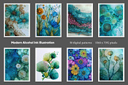 Modern Alcohol Ink Illustration, a Decorative Illustration by Housui Patterns (Thumbnail 5 of 9)