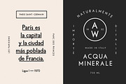 Ojos Sans Serif Font, a Sans Serif Font by Ballasiotes (Thumbnail 2 of 8)