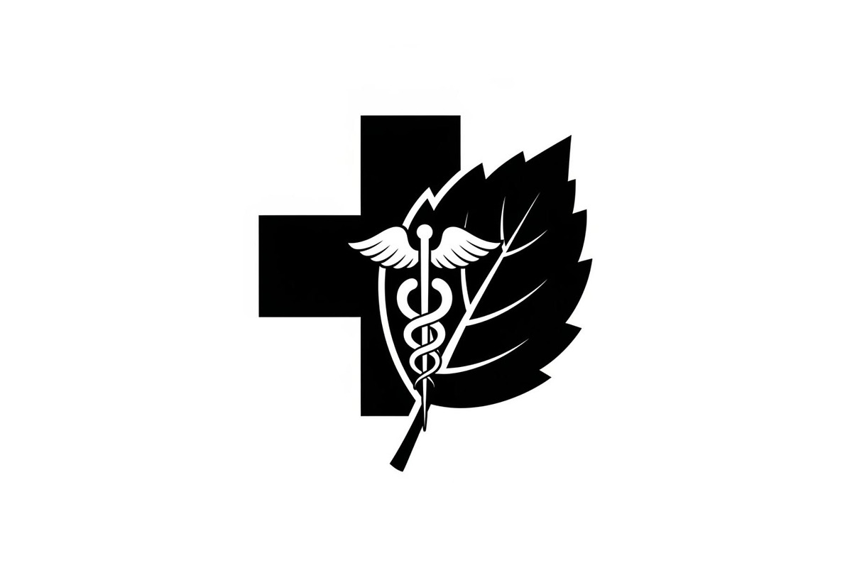 Natural Health Care Cross Icon, a Graphic by Gfx_Store (Photo 10 of 10)