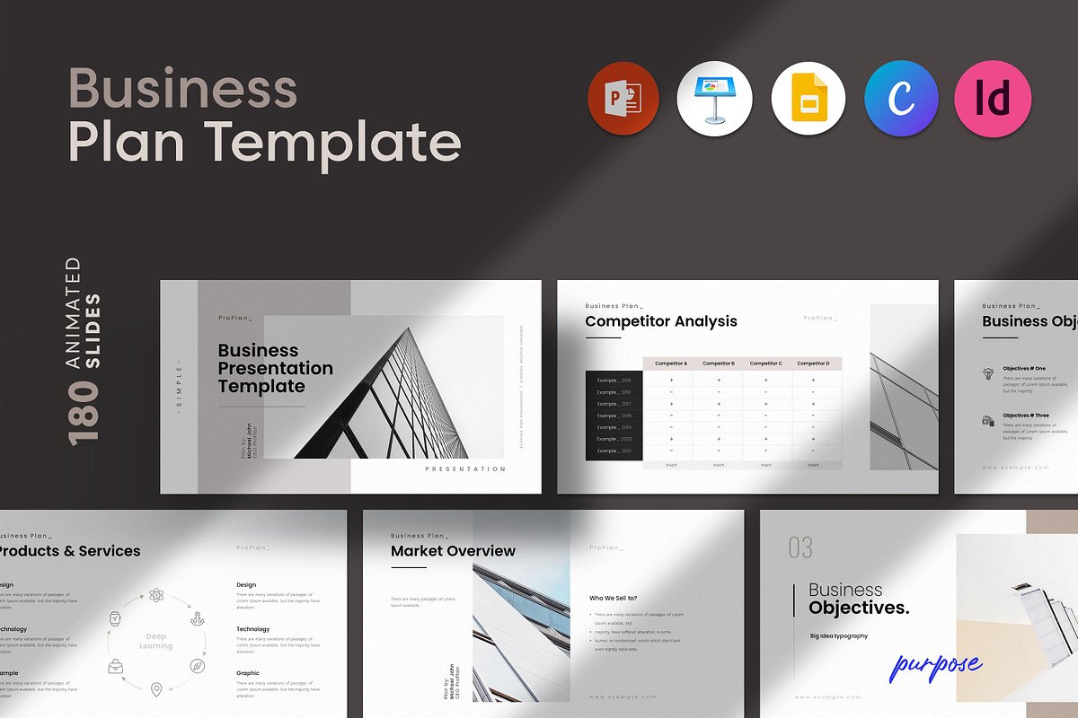 Business Plan PowerPoint Template, a Presentation Template by GoldenPixelStudio (Photo 27 of 27)