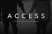 ACCESS - Modern Typeface + Web Fonts, a Sans Serif Font by Designova® (Thumbnail 1 of 3)