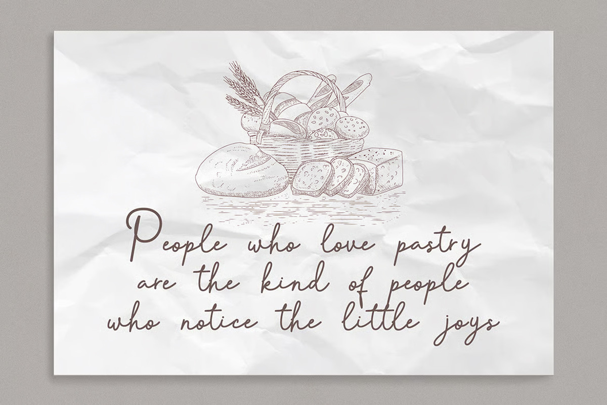 Fellina - Monoline Script Font, a Script Font by Brand Earth (Photo 3 of 7)