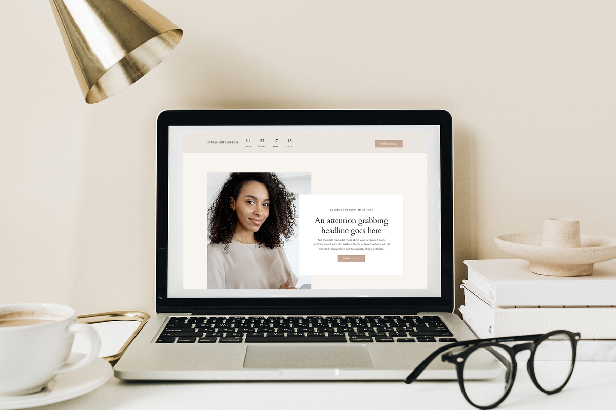 Kajabi Sales Page Template, a Landing Page Template by Pixel & Flow (Photo 8 of 8)