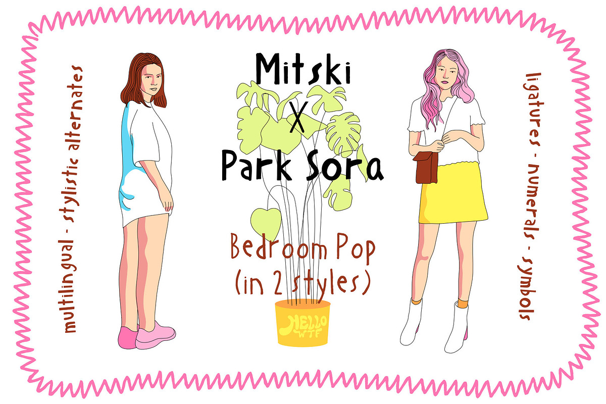 Bedroom Pop, a Sans Serif Font by Hello Wala Type Foundry (Photo 6 of 7)