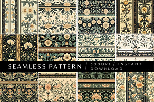 12 Botanic Rhapsody Seamless Pattern, a Pattern Graphic by Inknfolly