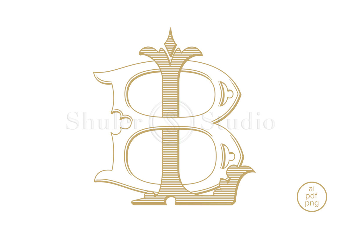 BL Monogram LB Monogram, a Branding & Logo Template by Shuler Studio (Photo 2 of 6)