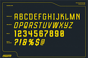 BM Raidillon, a Sans Serif Font by Brandon Moore (Thumbnail 2 of 3)