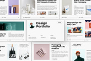 Portfolio PowerPoint Template, a Presentation Template by Design18th (Thumbnail 8 of 9)