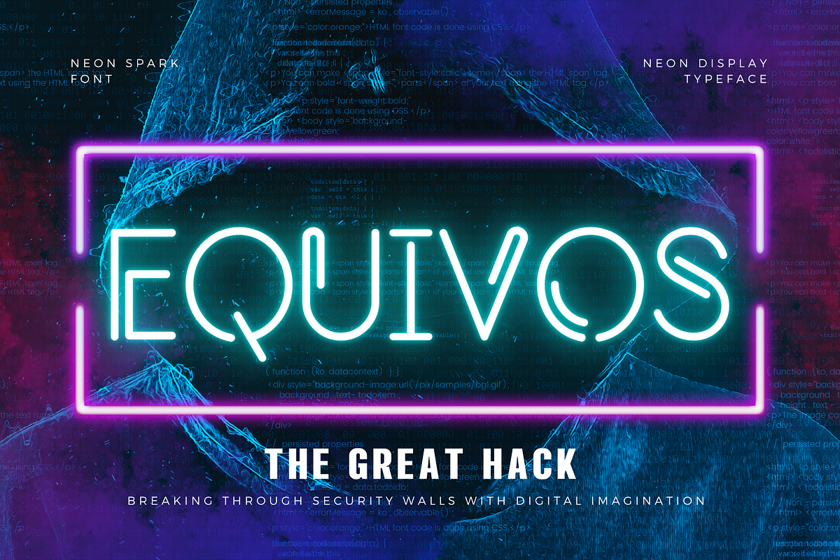 Neon Spark – Neon Font, a Sans Serif Font by Sronstudio (Photo 6 of 12)