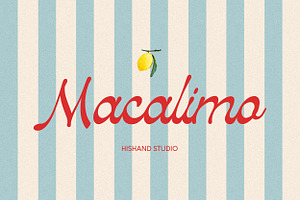 Macalimo Script Font