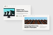 Zaha Hadid Architecture Google Slide, a Presentation Template by SquidPixey (Thumbnail 3 of 6)