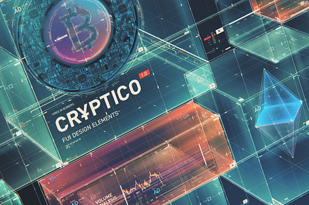 CRYPTICO - HUD FUI Graphic elements