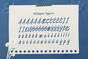 Blau Forte | Casual Handwritten, a Handwritten Font by gracetype_studio (Thumbnail 10 of 12)