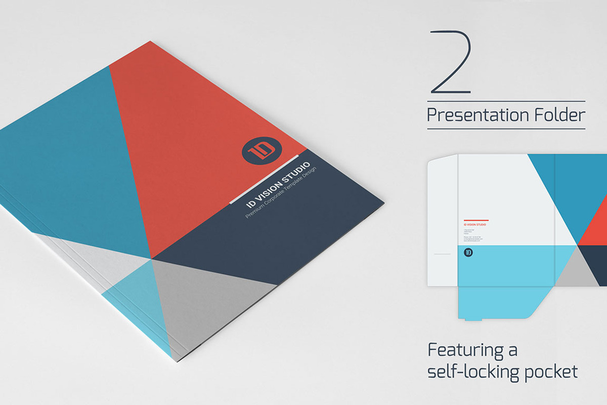 Stationery Corporate Identity 003, a Stationery Template by ID Vision Studio (Photo 3 of 6)