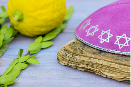 Jewish Symbols holiday of Sukkot in, a Holiday Photo by Ungvar Studio