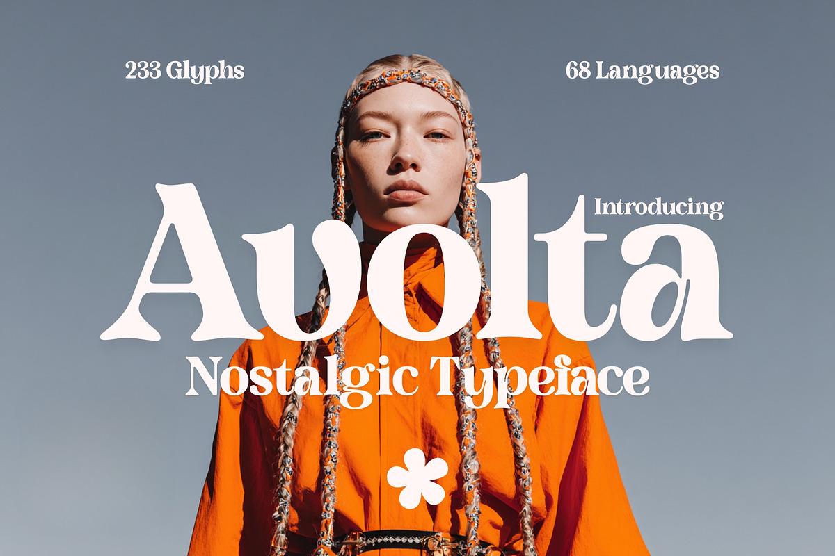 Avolta - Nostalgic Luxury Typeface, a Serif Font by HipFonts (Photo 1 of 11)
