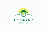 Book landscape logo design, a Branding & Logo Template by Medianeka (Thumbnail 2 of 3)
