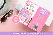 Business Card Template for Business, a Business Card Template by SunshineStudioBoutique (Thumbnail 1 of 9)