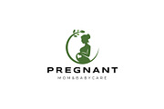 Pregnant icon template illustration, a Branding & Logo Template by Dyn Studio (Thumbnail 1 of 2)