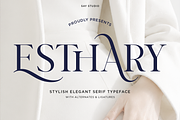Stylish Elegant Serif Font - Esthary, a Serif Font by Say Studio (Thumbnail 1 of 10)