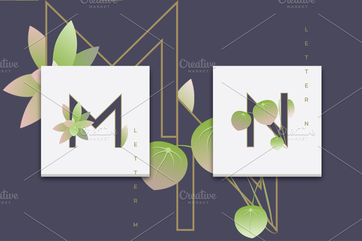 Spring alphabet letters, a Symbol Font by Polar Vectors (Photo 17 of 23)