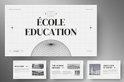 École - Education Presentation, a Presentation Template by FIBRINOSÄ (Thumbnail 1 of 5)