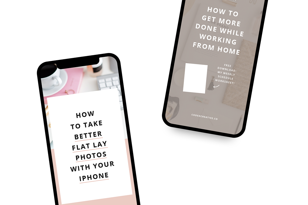 Mary Ellen Pinterest Templates, a Social Media Template by Coded Creative (Photo 3 of 6)