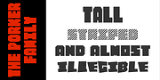 Porker, a Sans Serif Font by Ingrimayne Type (Thumbnail 2 of 8)