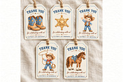 Little Cowboy Clipart Bundle, a Person Illustration by Villa 11 Estudio (Thumbnail 7 of 8)