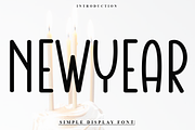 Newyear, a Sans Serif Font by InermediaSTUDIO (Thumbnail 1 of 7)