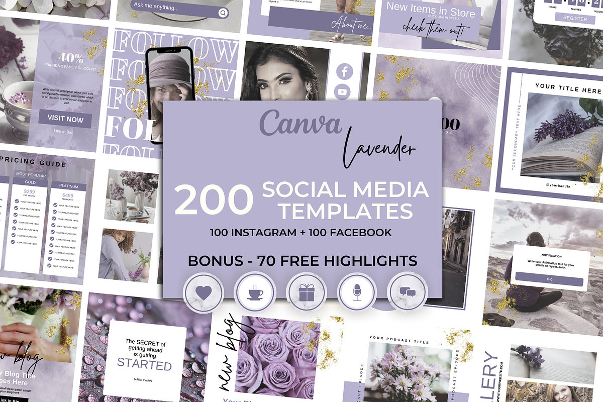 Instagram & Facebook Canva Templates