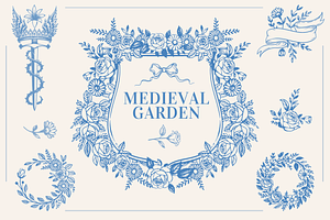 Medieval Garden 77 items