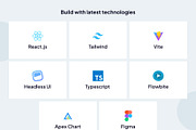 MatDash Tailwind React Admin Theme, a React Template by AdminMart (Thumbnail 6 of 7)