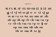 Famous Ligature Typeface, a Serif Font by Graphicxell (Thumbnail 15 of 15)