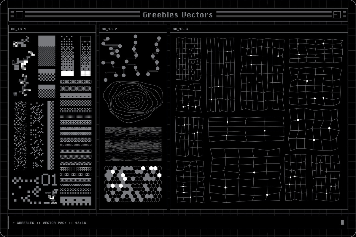 Greebles Vector Pack, an Object Graphic by MiksKS (Photo 24 of 24)