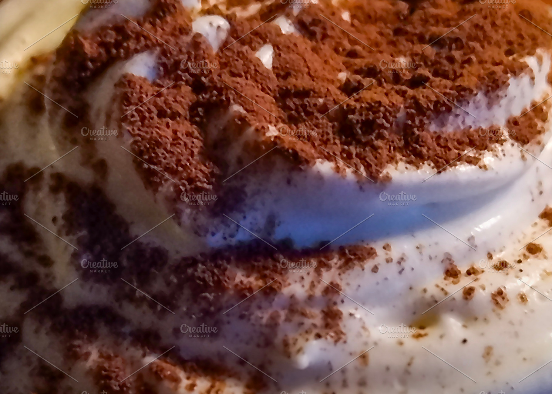 Chocolate milkshake with whipped cream closeup shot, a Food & Drink Photo by DanFLCreativo