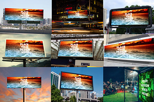 50 Billboard Mock-up Mega Bundle 1