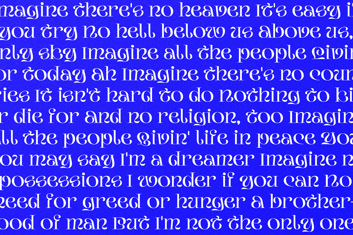 Cringe Experimental Typeface, a Serif Font by Aiyari (Photo 6 of 14)