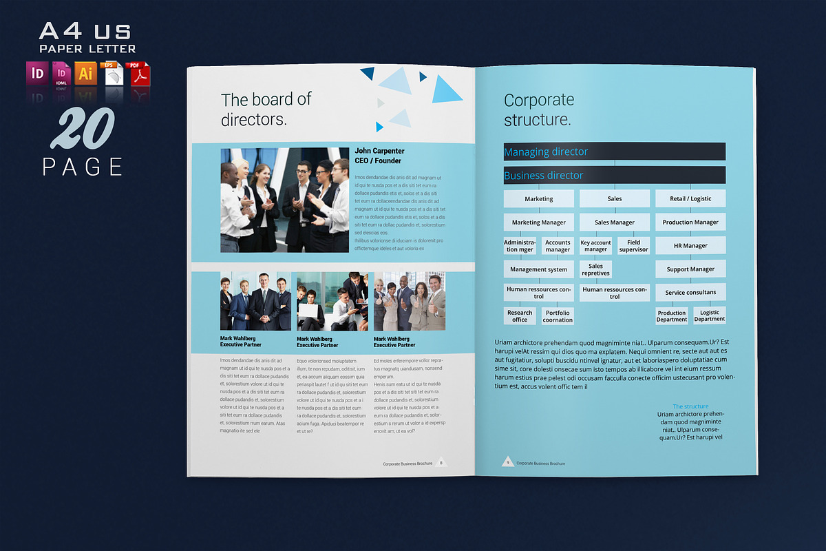 Annual Report Template, a Brochure Template by artico (Photo 5 of 11)