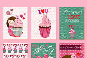 6 Cute St.Valentines Day Cards