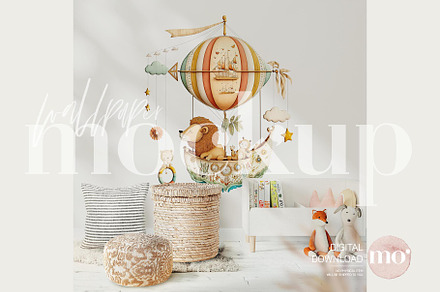 Easel Welcome sign Mockup, a Product Mockup by MoMockups