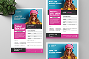 Product Data Sheet Wireless Headset, a Stationery Template by Annora Studio (Thumbnail 5 of 5)