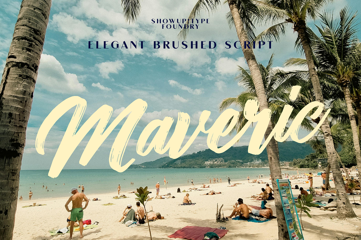 Maveric, a Script Font by ShowUp! Studio (Photo 1 of 12)