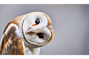 Barn owl tilting head inquisitively, an Animal Photo by Igor Tichonow