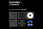CD MOCKUP, a Packaging Mockup by BORT GRAPHIC (Thumbnail 3 of 8)