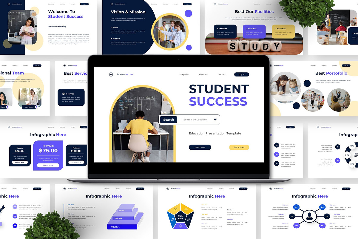 Student Success - Education GSL, a Presentation Template by Deepslide Studio (Photo 5 of 6)