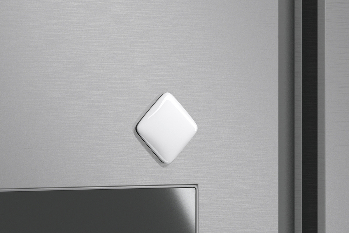 White Rhombus Fridge Magnet 3D Model, an Object 3D Model by rebrandy (Photo 1 of 9)